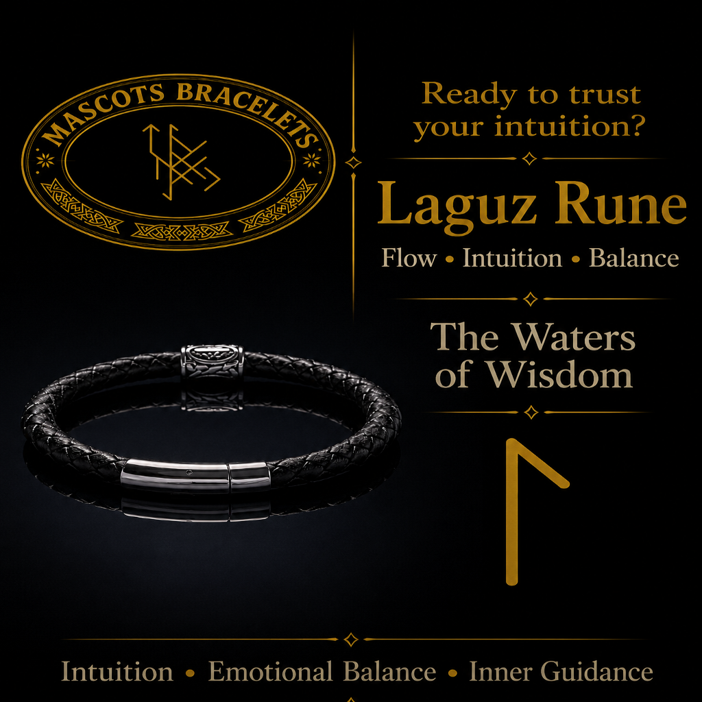 Laguz (ᛚ) Rune Bracelet