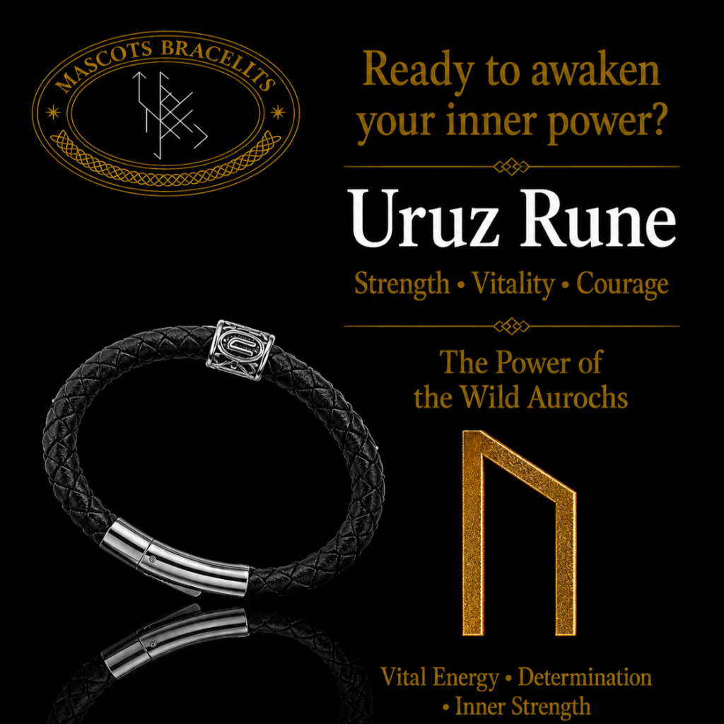 Uruz (ᚢ) Rune Bracelet