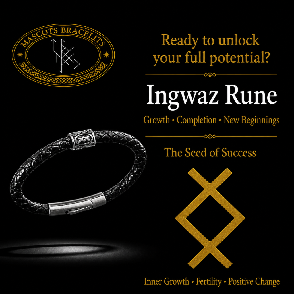 Bracelet Rune Inguz (ᛝ)