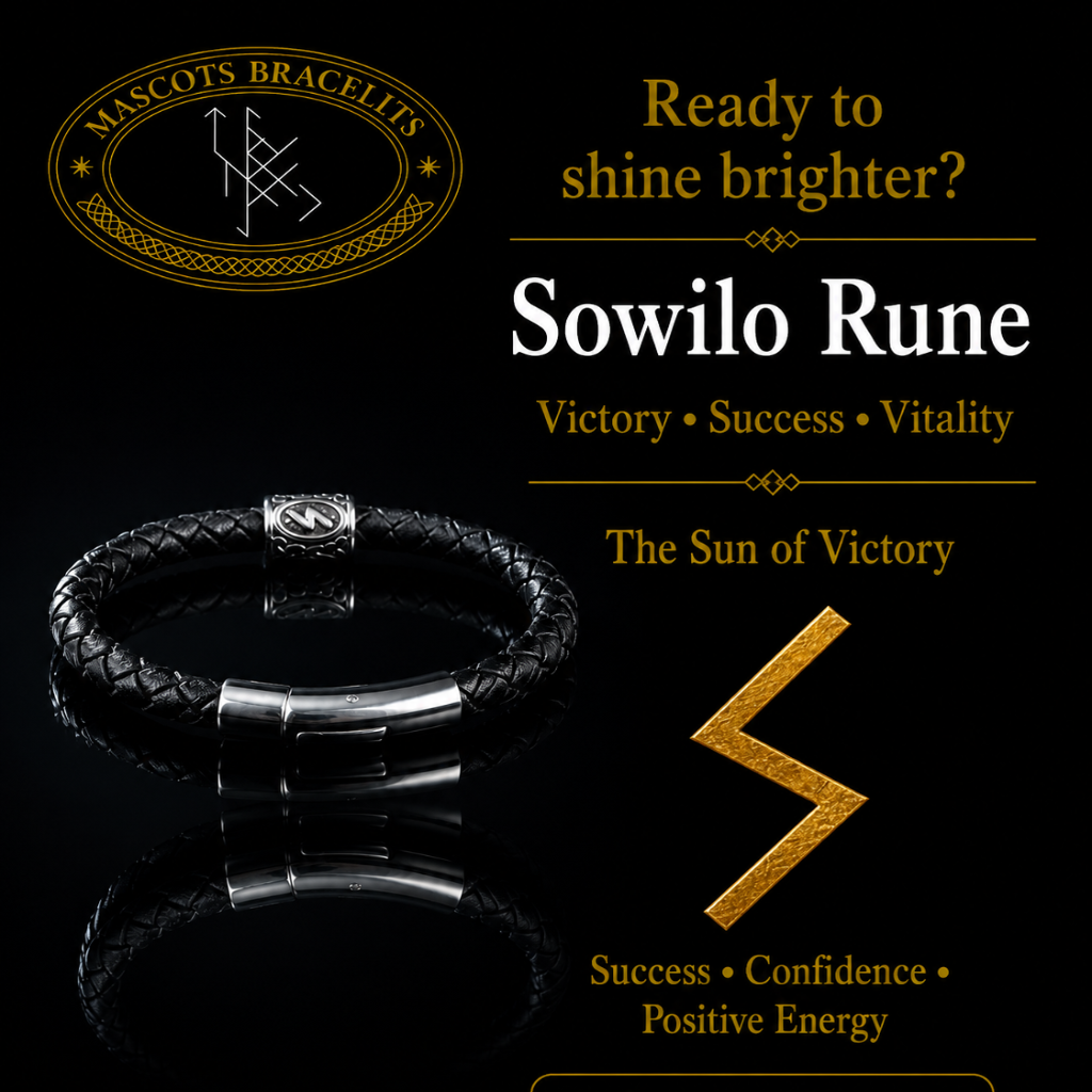 Sowilo / Soulu (ᛋ) Rune Bracelet