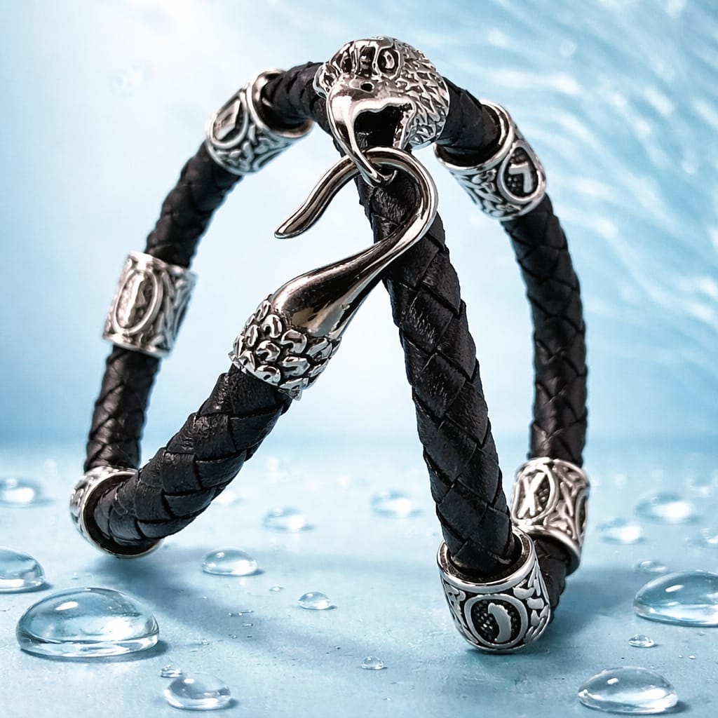 Eagle Mascot with 2 staves (Love Attractor & The Witch's Mirror) Bracelet