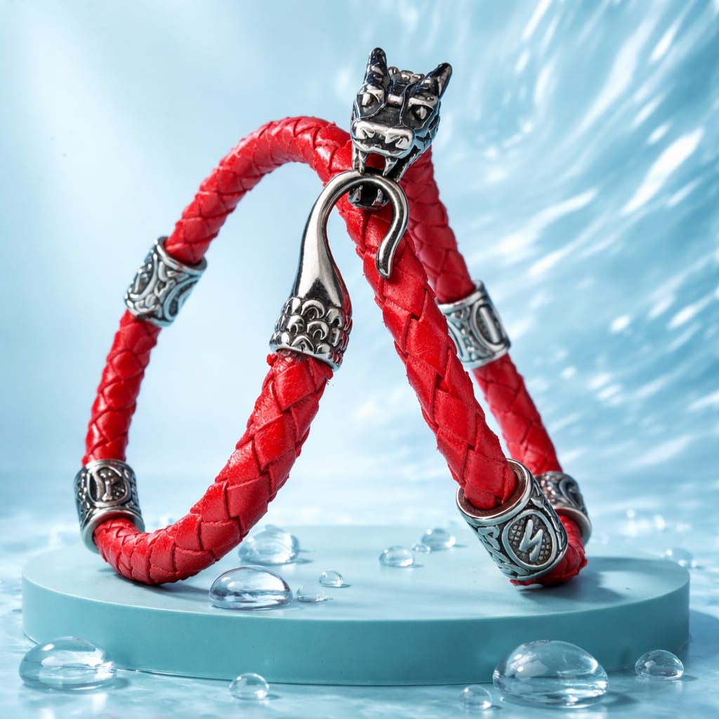 Girl Dragon Mascot with 2 staves (Flame of Passion & All Endeavor's Luck) Bracelet