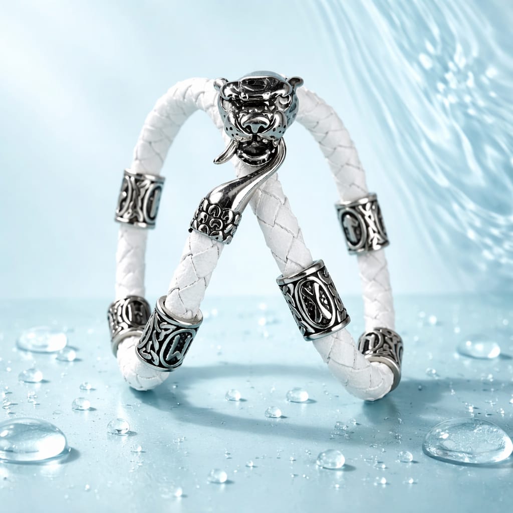 Tiger Mascot with 2 staves (Flame of Passion & Love Attractor) Bracelet