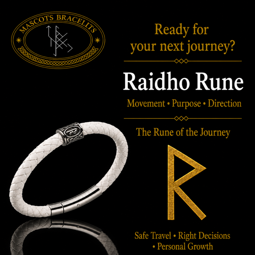 Raido (ᚱ) Rune Bracelet