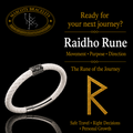 Raido (ᚱ) Rune Bracelet