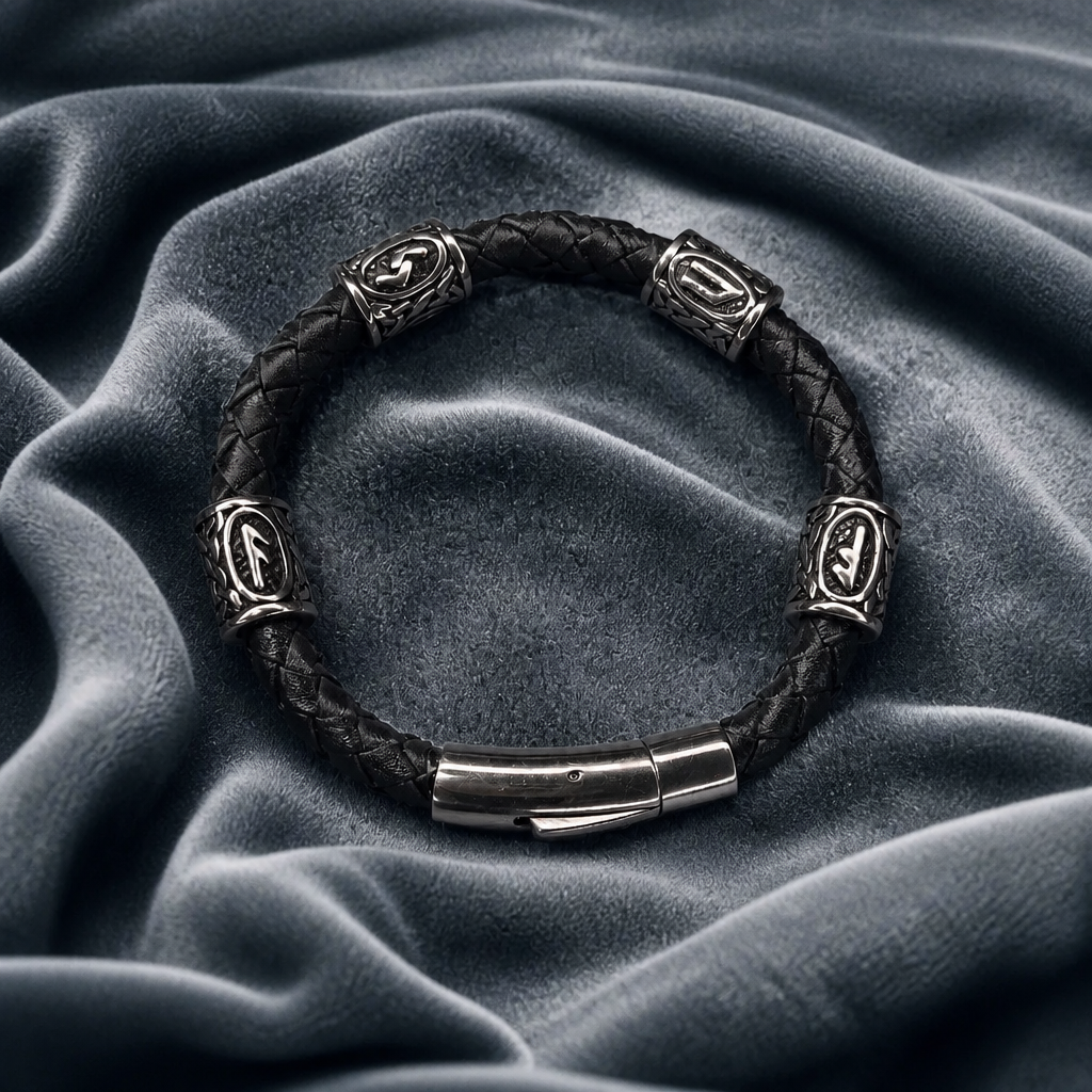 Attracting Happiness Rune Bracelet