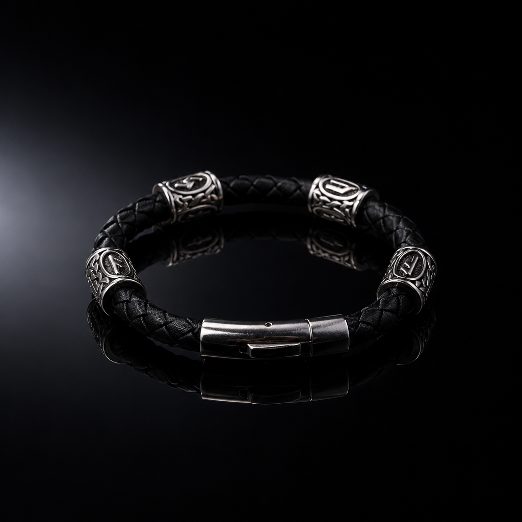 Attracting Happiness Rune Bracelet