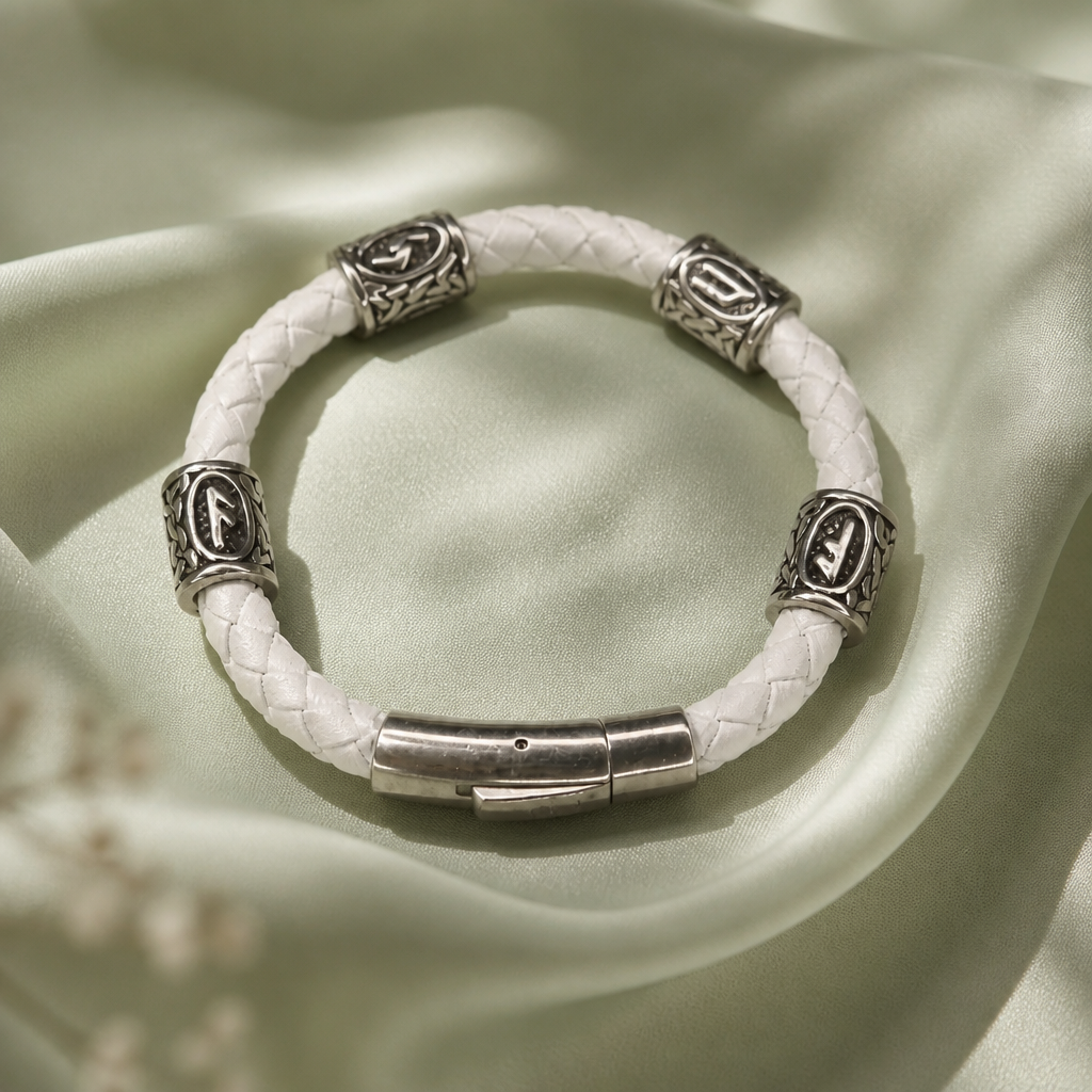 Attracting Happiness Rune Bracelet
