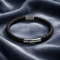 Fehu Rune handcrafted leather bracelet by Mascotsbracelets