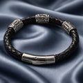 Flame of Passion handcrafted leather bracelet by Mascotsbracelets