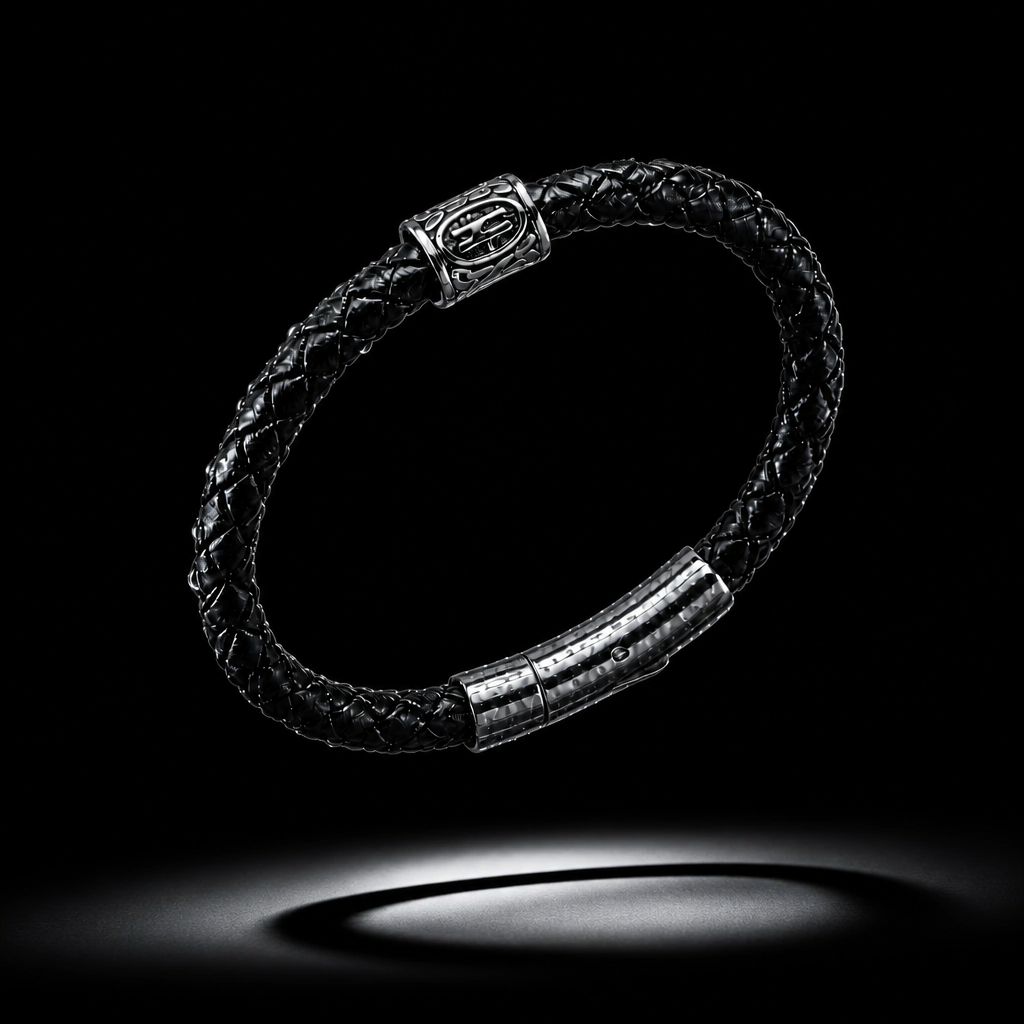 Bracelet runique Hagalaz (ᚺ)