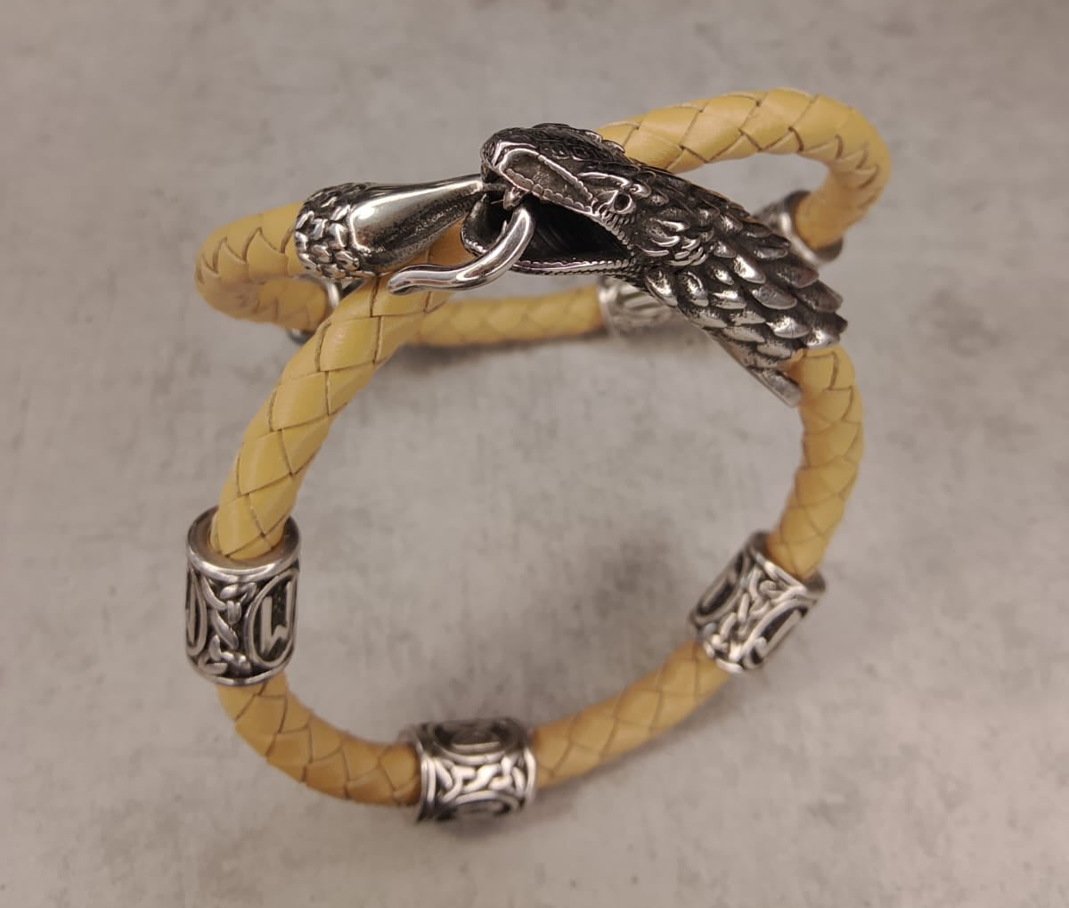 Bracelet Cordon Serpent Personnalisé