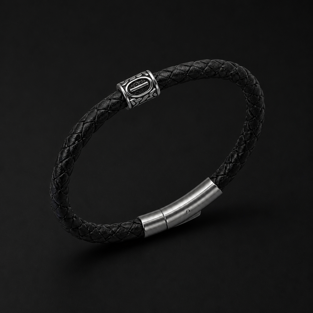 Isa (ᛁ) Rune Bracelet