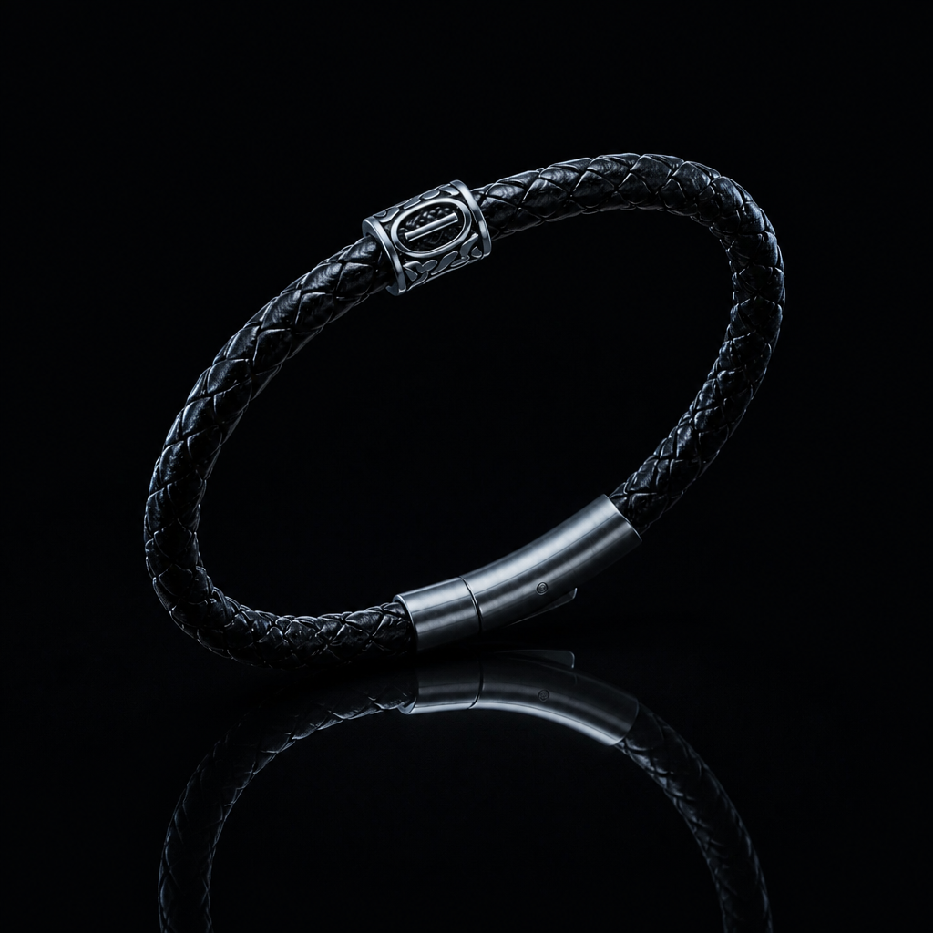 Isa (ᛁ) Rune Bracelet