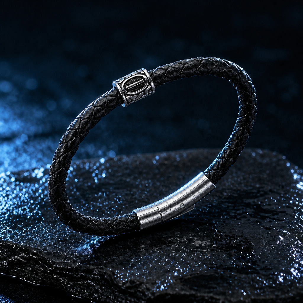Isa (ᛁ) Rune Bracelet