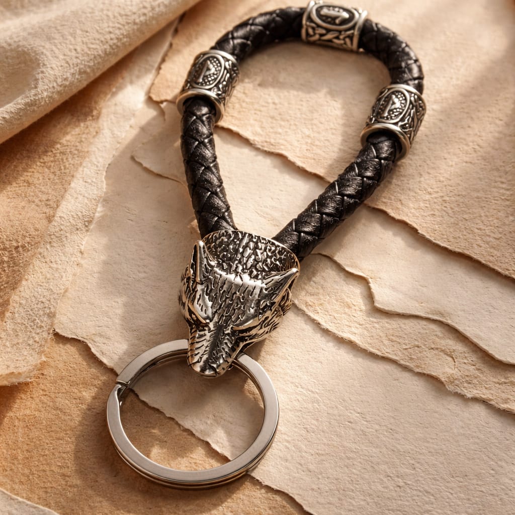 Porte-clés Loup La Barrière Stave