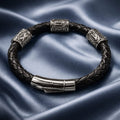 Love Luck handcrafted leather bracelet by Mascotsbracelets