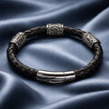 Love and Relationships Strengthening handcrafted leather bracelet by Mascotsbracelets