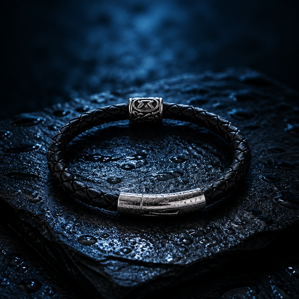 Peorth/Perth (ᛈ) Rune Bracelet