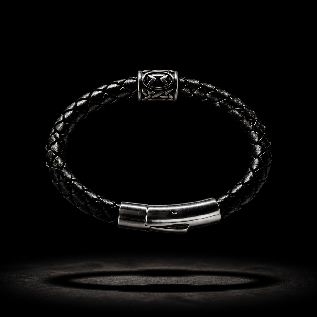 Bracelet runique Peorth/Perth (ᛈ)