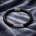 Raidho Rune handcrafted leather bracelet by Mascotsbracelets