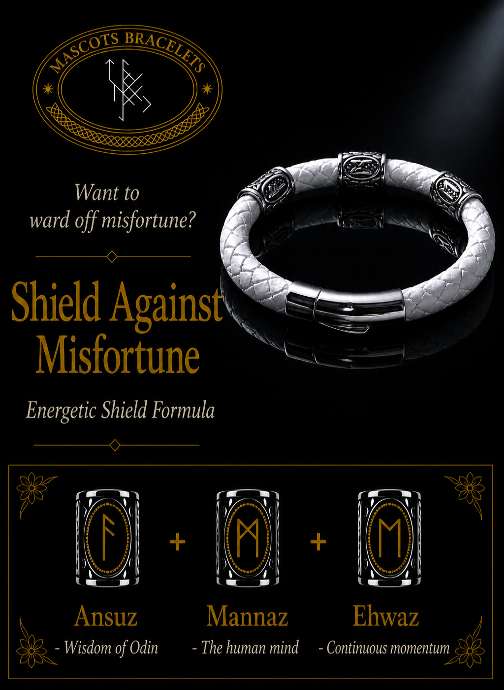 Shield Against Sent Misfortune Rune Bracelet