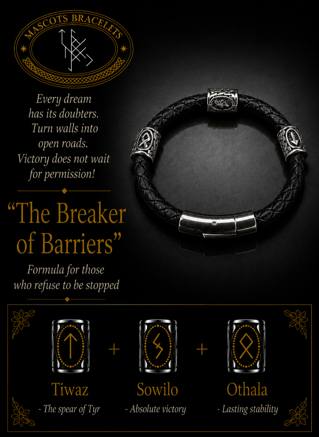 The Breaker of Barriers Rune Bracelet