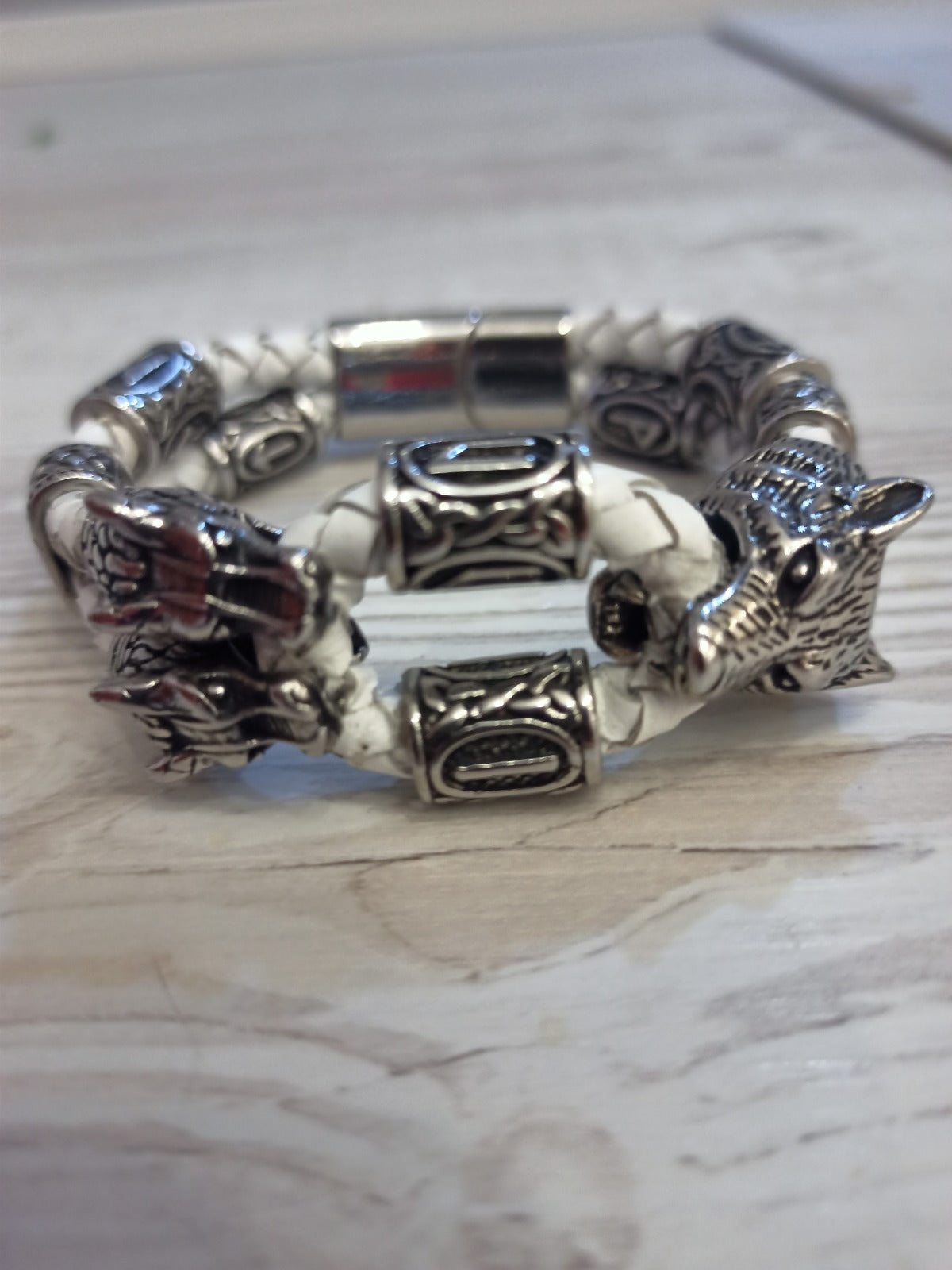 Personnalisé_Bracelet Le Loup et Les Dragons