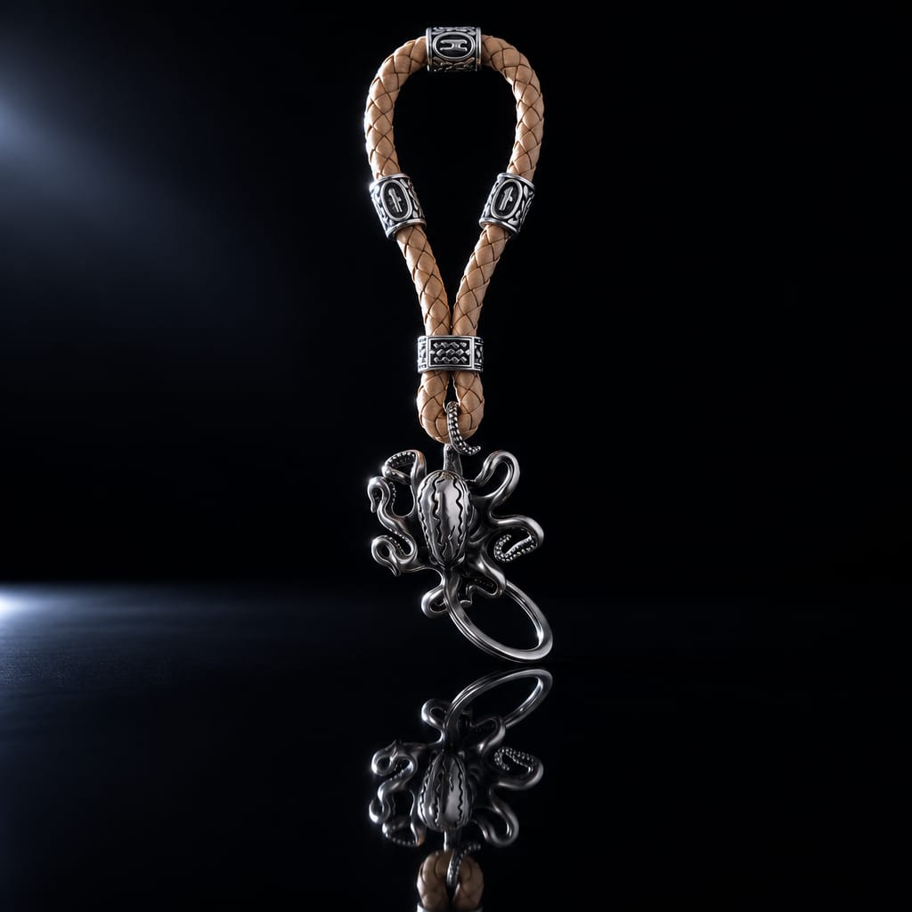 Porte-clés Pieuvre sur mesure