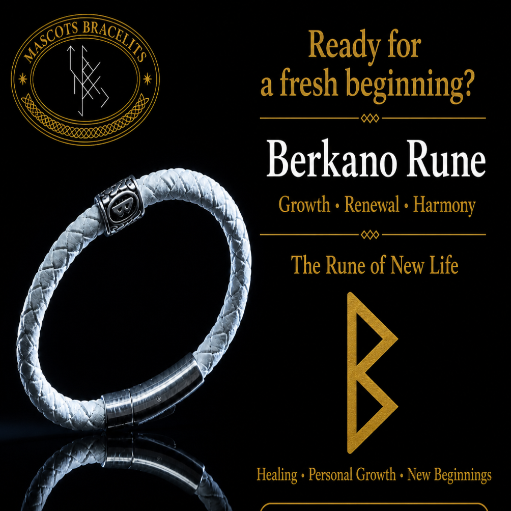 Berkana (ᛒ) Rune Bracelet