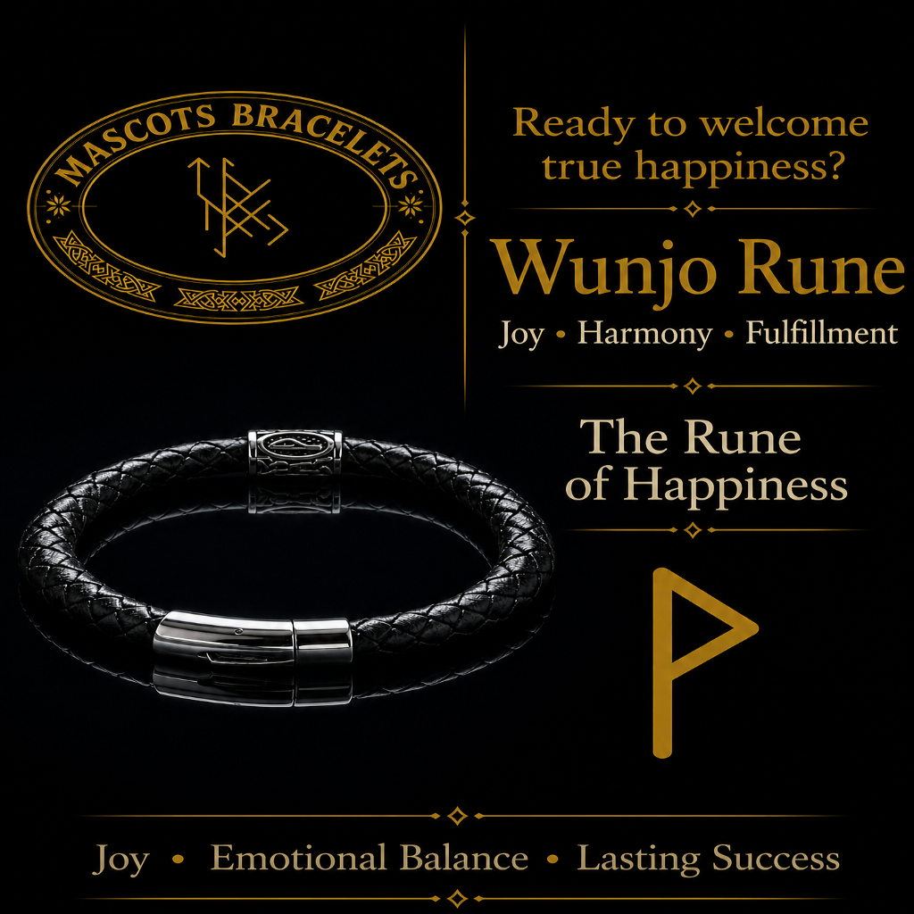 Bracelet runique Vunyo (ᚹ)